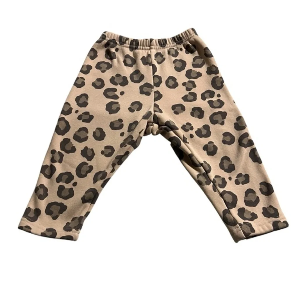 Carters Leopard Fleece Pants Size 18 month